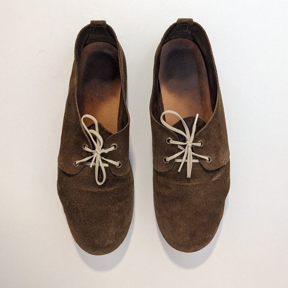 Zuzii Oxford Suede Shoes, Size 9